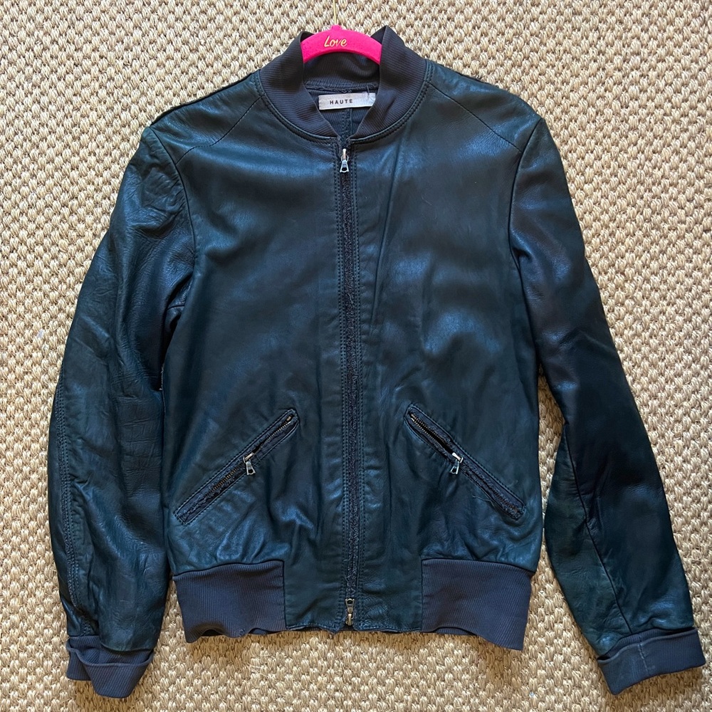 Haute Italian leather jacket